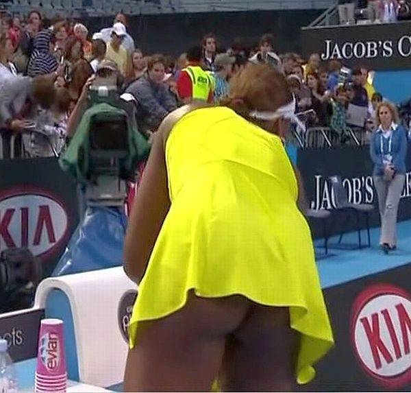 Venus Williams kein Höschen